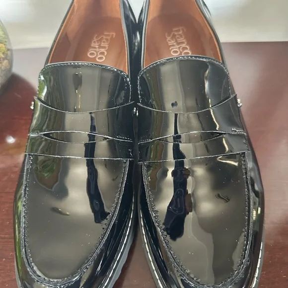 Franco Sarto Black and Gray Flats with Modern Platform size 10W - Picture 8 of 8